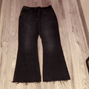 Inseam is 28 waist is 14 black loft denim jeans